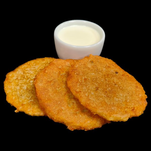 814. Картофельные блинчики 3 шт. + Сметана